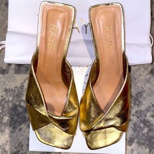 *BRAND NEW* RAYE - Dane Heel in Gold